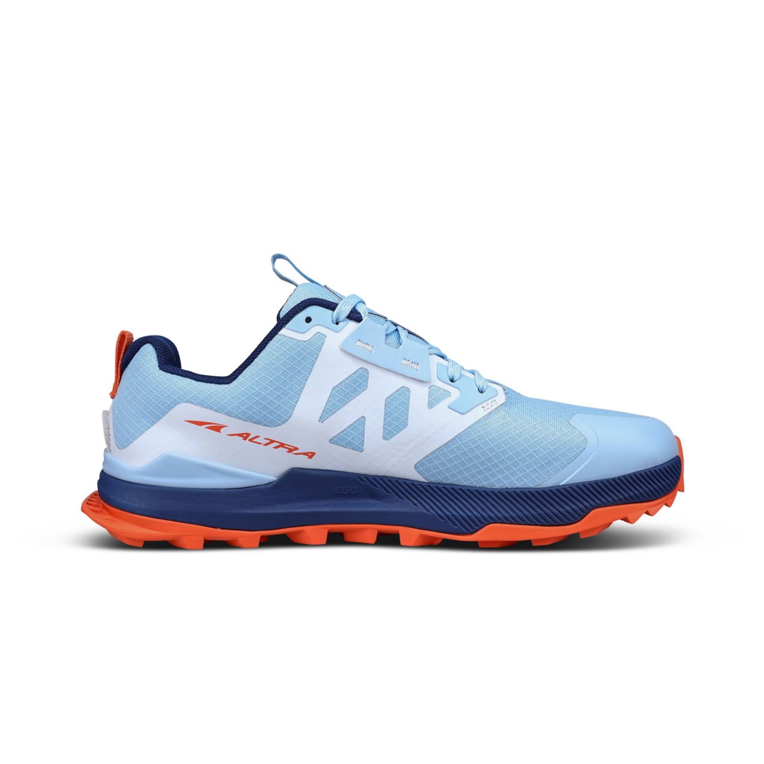 Zapatillas De Trail Running Altra Lone Peak 7 Mujer Azules Naranjas | Costa Rica-16482309